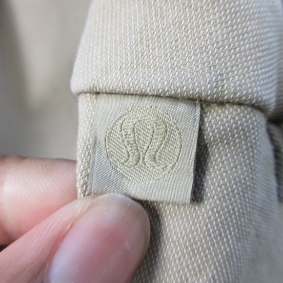 Lululemon Commission Pant Slim Men 34 Beige Earth Dye Chino Casual Work 434 - Picture 5 of 8